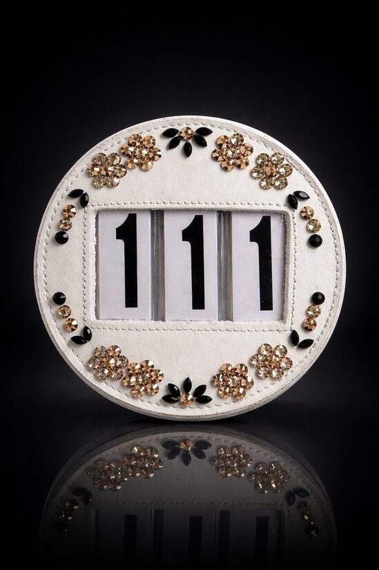 Startnummer Flower Roségold 