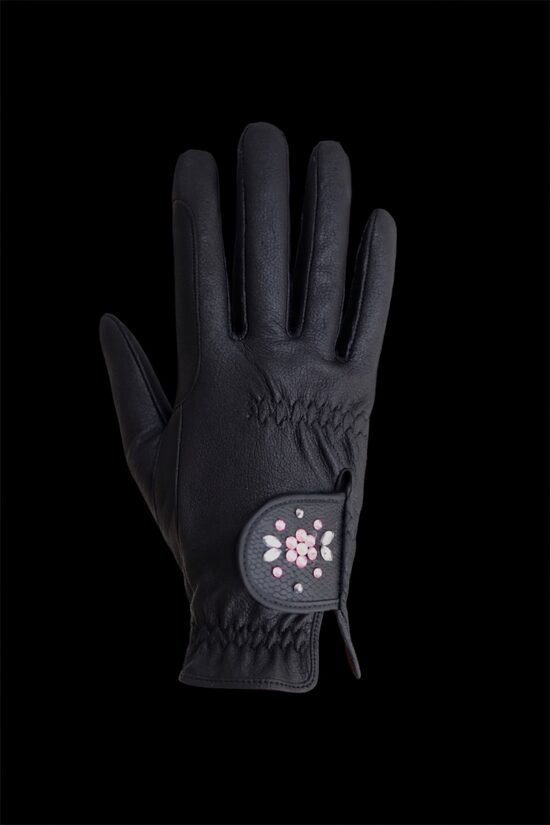Reithandschuh Flower Pink