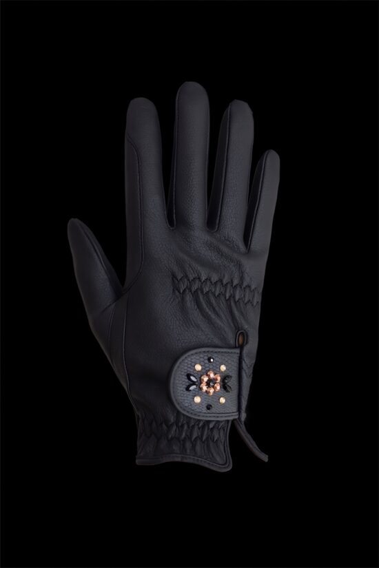 Reithandschuh Flower Rosegold