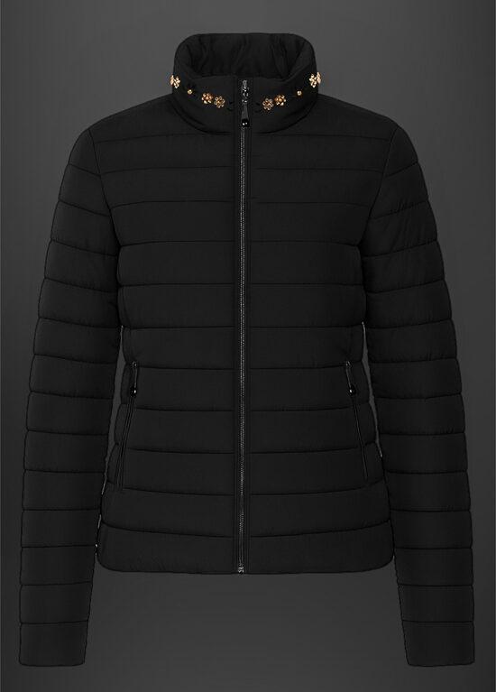 Steppjacke Flower Roségold 